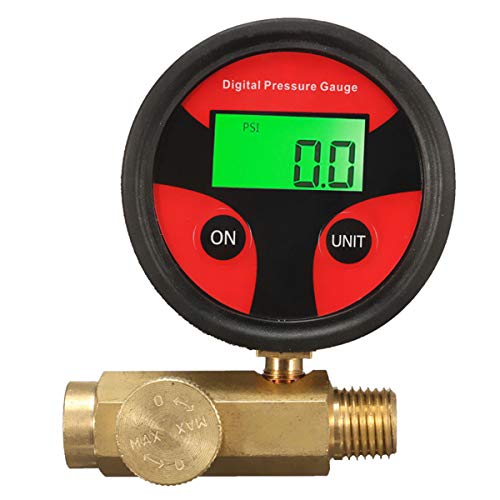 OKIl 1/4 Inch 200PSI Air Pressure Regulator Gauge Pressure Regulating Valve For Spray Gun - Thumbnail 6