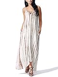 JayJay Women Elegant Fashion Style Colorblock Sleeveless Long Maxi Dress,BROWN,L