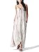 JayJay Women Casual Maxi Sleeveless Split Tie Dye Long Dress with Pocket,Brown,XL