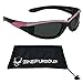 Rhinestone Pink Frame Motorcycle Sunglasses Foam Padded for Women.
