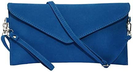 Jieway Women's Faux Suede Evening Clutch Bag Crossbody Bag Shoulder Handbag