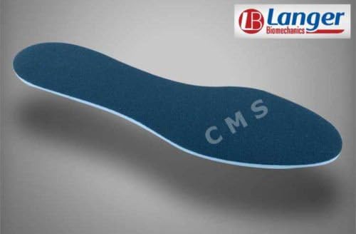 Langer PPT Flat Comfort Insoles with Ultralux® Topcover Full Length Women's Size 7-8