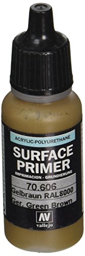 VallejoModel Color 17 ml Polyurethane Primer - German Green Brown