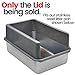 iPrimio XL Cat Litter Box Enclosure - Stainless Steel Large for Boxes Big Cats - Never Absorbs Odor - XL Cat Litter Box Enclosure with Teflon Coating - Litter Box Enclosure Only - Easy to Clean