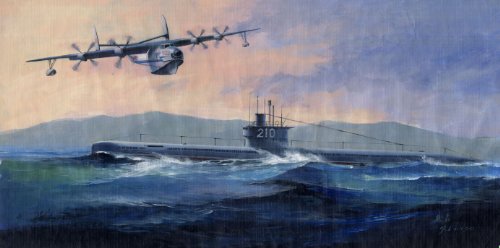 Hobby Boss PLAN Type 33 Submarine and SH-5 Boat Model Building Kit