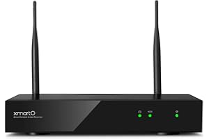 XMARTO H.265 10CH 4K Ultra HD WiFi Security NVR DVR Recorder w. Dual WiFi Routers in,Long Range WiFi, G3 Auto WiFi Relay, Support 10-Cameras,Cloud Storage,Alexa (NO HDD, WNP810/ WNQ58/ WNQ28)