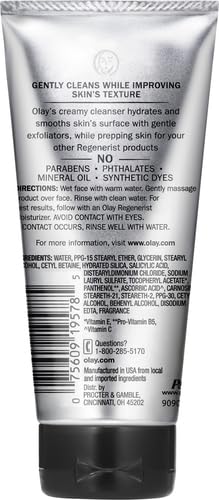 OLAY REGENERIST REGENERATING CREAM FACE CLEANSER, 5 FL OZ