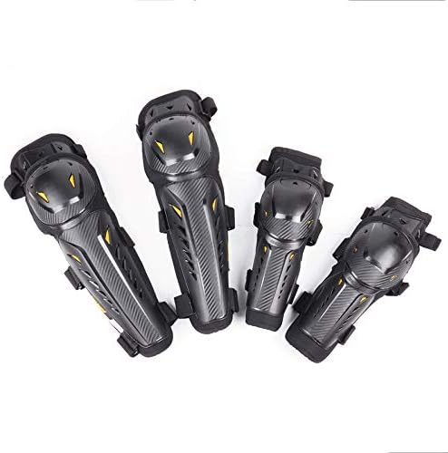 Ones Again! 4PCs Motorcycle Kneepad ATV Motocross Cycling Knee and Shin Guard Knee Support Protector Gear
