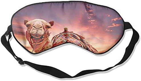 Camel Sunset Pure Silk Sleep Mask Reusable Cold Improves Sleep Edema Eye Tiredness
