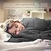 HabiLife Weighted Blanket for Kids,6 lbs Kids Blankets for 40-70 lbs 36x48'',100% Natural Bamboo Viscose, Heavy Blanket(Grey)