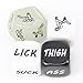 4 Pcs of Set Spicy Dice Funny Couple Erotic Flirt Toys Adult Games