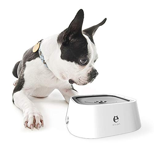 OKAWADACH Dog Water Bowl, Pet Water Bowl No-Spill Slow Water Feeder for Vehicle Carried