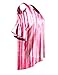 Luna Flower Women's Pleated End Vertical Stripe Cold Shoulder Tunic Tops (CTEW004)
