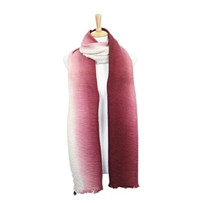 Women's Ombre Die Dye Crinkle Oblong Scarf