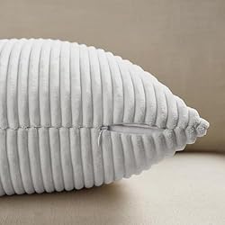 Fancy Homi 2 Packs White Euro Decorative Throw