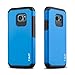 J&D Case Compatible for Galaxy S7 Active Case, Heavy Duty Dual Layer Hybrid Shock Proof Protective Rugged Bumper Case for Samsung Galaxy S7 Active Case, NOT Compatible with Galaxy S7, Blue