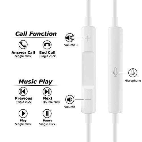 image for QIANXIANG Earbuds/Earphones/Headphones, Premium in-Ear Wired Earphones