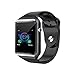 Aosmart Bluetooth Touch Screen Smart Wrist Watch Phone with Camera - Black