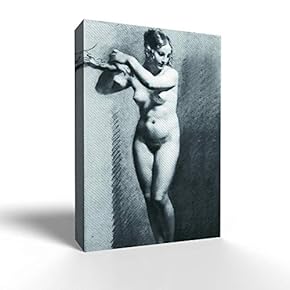 Canvas Wall Art Women Body Art Canvas Prints Painting Wall Poster Decor for Living Room Wooden Framed Home Decorations - 12x18 inches