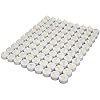 OSHINE 100LED-kaarsen, LED-vlamloze thealights, flikkeren theelichtjes, batterijen CR2032 [batterijen inbegrepen]