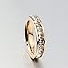 Womens Stainless Steel Rose Gold Wedding Ring Channel Set Cubic Zirconia Engagement Eternity Band for Her (7)