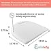 Bassinet Wedge for Baby Reflux | Baby Wedge | Infant Sleep Positioner with Removal Waterproof Cotton Cover | Memory Foam Wedge for Reflux | Baby Wedge Sleeper Baby Pillow |12.8” L x 13.6” W x 2.8