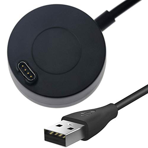 1pc ECSEM Charger Dock Replacement USB Cord Charging Cable Cradle Compatible for Garmin Fenix 5/5 Plus GPS Watch