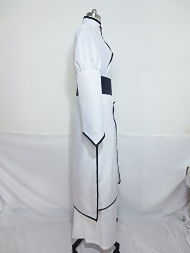 Bleach Orihime Inoue Arrancar Kimono White Cosplay Costume - Image 6