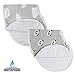 Baby Burp Cloth and Bib Set, Waterproof Reversible Muslin Burp Bib Set 24