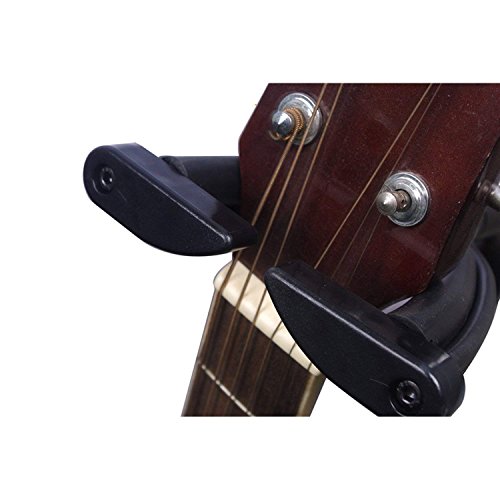boby Ultimate Universal Tripod Single Bass Acoustic Flying v Electric Guitar Stand Adjustable Portable Auto Locking Neck - Thumbnail 4
