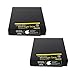 Lineco 9x12 Black Clamshell Archival Folio Storage Box, Acid-Free with Metal Edge. Preserves Photos Longevity, Organize Documents, Crafts. (Pack of 2)
