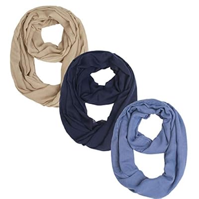 2 or 3 Packs Women Infinity Scarf for All Season 2 or 3 Packs Women Infinity Scarf for All Season