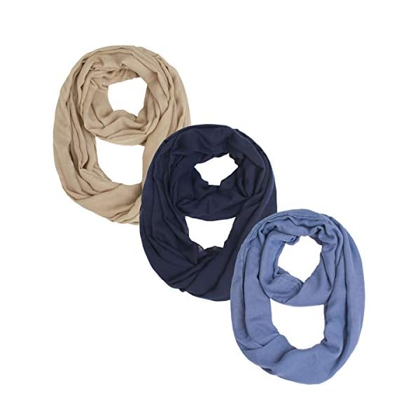 2 or 3 Packs Women Infinity Scarf for All Season