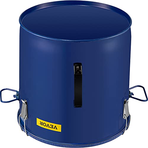 VEVOR Fryer Grease Bucket 8 Gal Oil Disposal Caddy Steel Fryer Oil