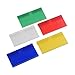Bluecell 50PCS Assorted Color Plastic Wire Shelf Price Label Holder Merchandise Sign Display Holder