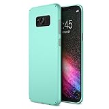 Maxboost mSnap Galaxy s8 Case [Turquoise] Extreme Smooth Surface with Anti-Slip Matte Coating for Excellent Grip Thin Hard Protective PC Covers for Samsung Galaxy s8 2017