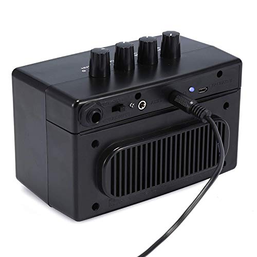 Asmuse 3W Mini Bass Amp Guitar Amplifier headphone practice with