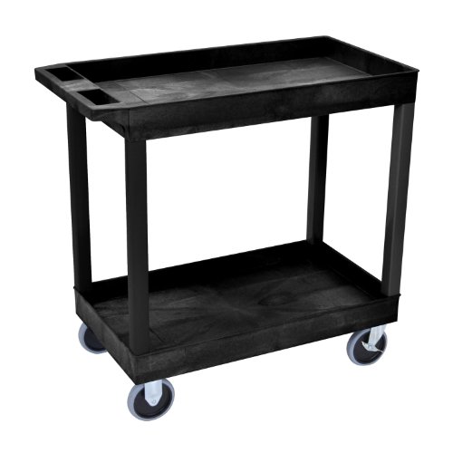 Luxor HeavyDuty 2Shelf Tub Cart
