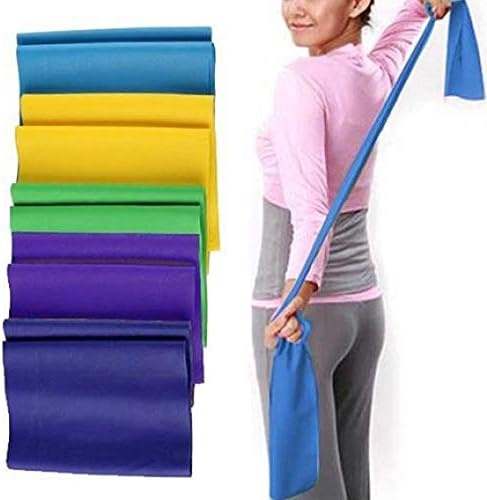 Lucky Direct Yoga Tension Band Yoga Equipment Fitness Band 1.5M High Elasticity Yoga Rubber Stretch Resistance Exercise Fitness Band
