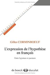 L' expression de l'hypothèse en français