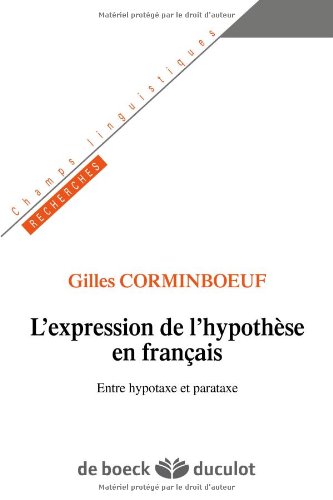 L' expression de l'hypothèse en français