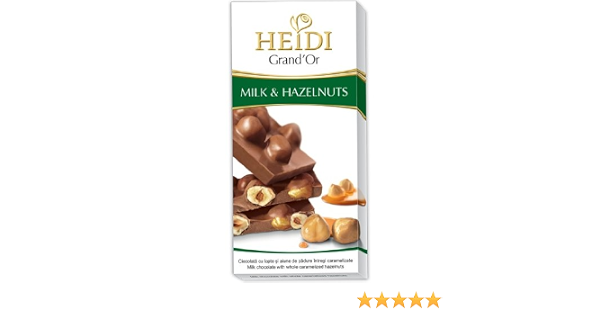 Шоколад heidi гранд'ор молочн.лесной орех 100г (5941021000639)