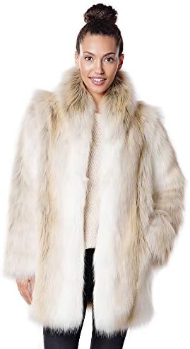 faux fur shawl collar overcoat