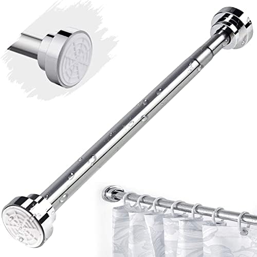 Shower Curtain Rod, 150 cm 260 cm Adjustable Tension Spring, Shower
