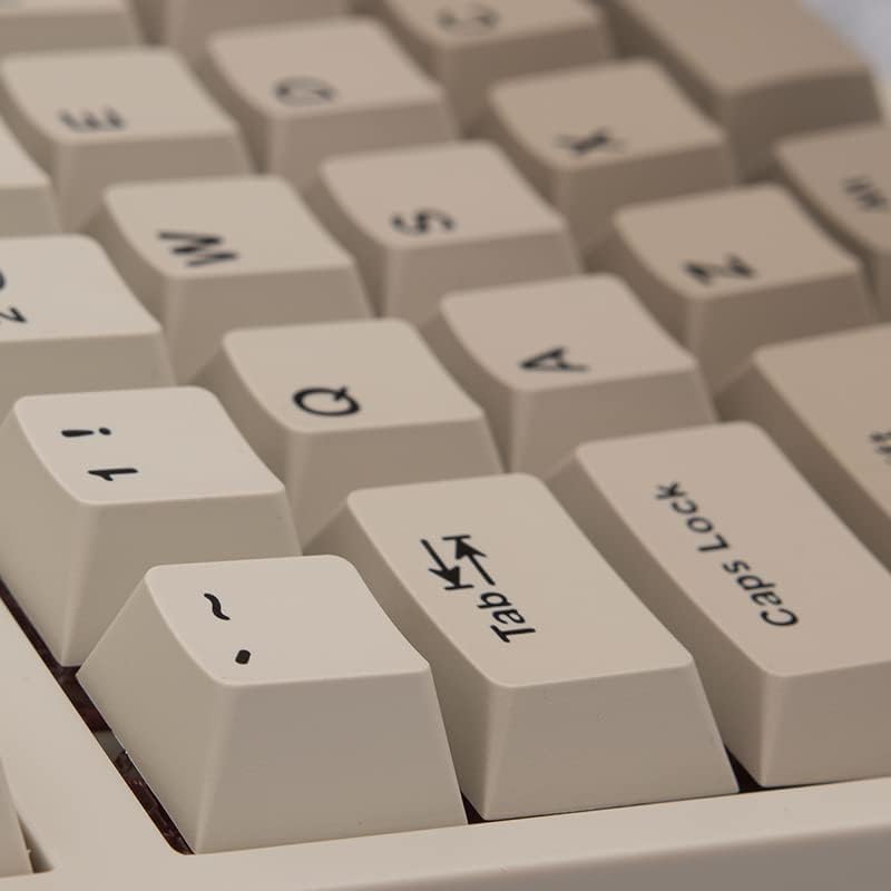 Keyboard Key Stem Design Mua Akko Keycaps Warm Gray Gradient Theme 132-Key Cherry Profile Double ...