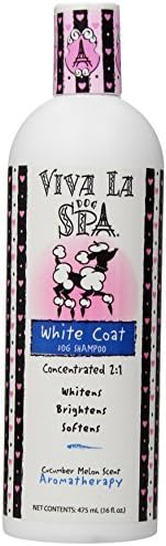 Cardinal Laboratories Viva La Dog Spa White Coat Dog Shampoo, Cucumber Melon Scent, 16-Ounce by Viva La Dog Spa