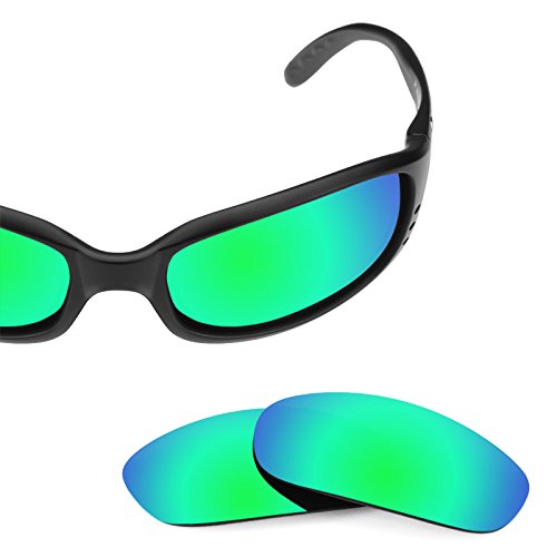 Revant Polarized Replacement Lenses for Costa BrineEmerald Green MirrorShield