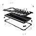 For HTC U11 Plus case,Janacy Luxury Cool Design Bat Style Premium Aluminum Metal Bumper Frame Shockproof Kickstand Case Cover Super Protective Shell For HTC U11+ Plus