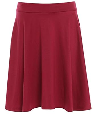 Click Selfie Womens Flared Skater Party Skirts