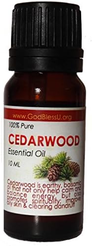 GodBlessU Cedarwood Essential Oil, Pure 10ml.